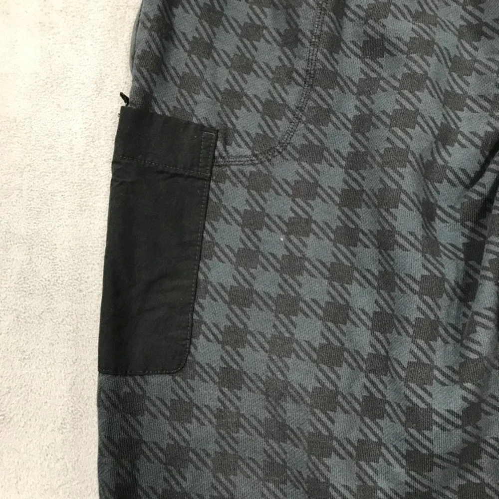 Adidas Sweatpants Joggers Mens 2XL XXL Blue Black Plaid R.Y.V. Reveal Your Voice